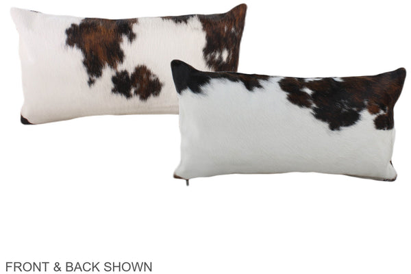 Tricolor Cowhide Pillow #A39691