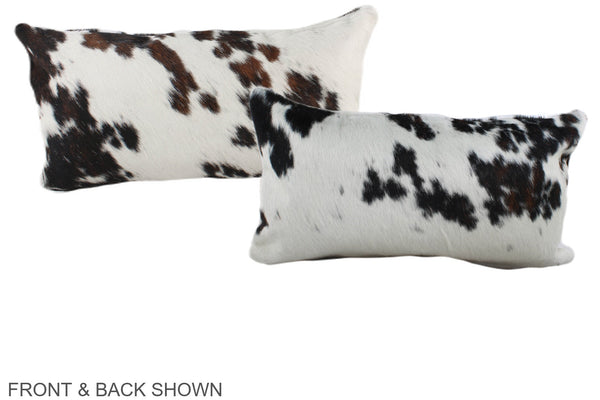 Tricolor Cowhide Pillow #A39699