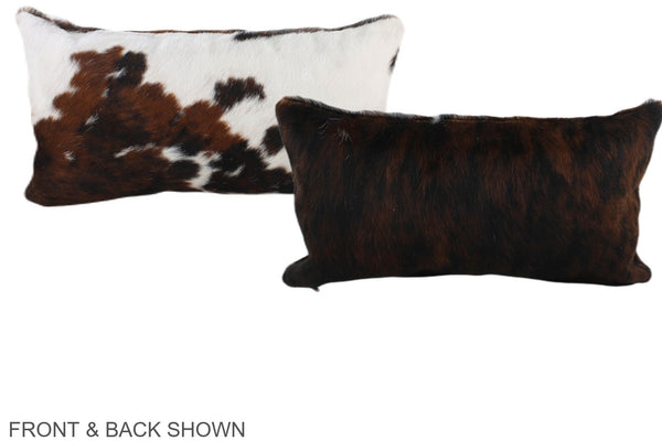Tricolor Cowhide Pillow #A39705