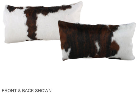 Tricolor Cowhide Pillow #A39707