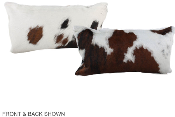 Tricolor Cowhide Pillow #A39713