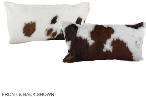 Tricolor Cowhide Pillow #A39713
