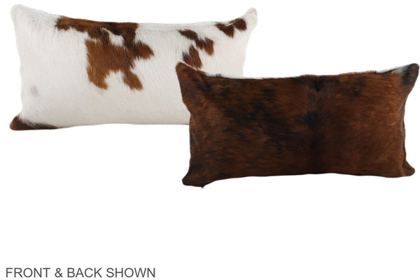 Tricolor Cowhide Pillow #A39722