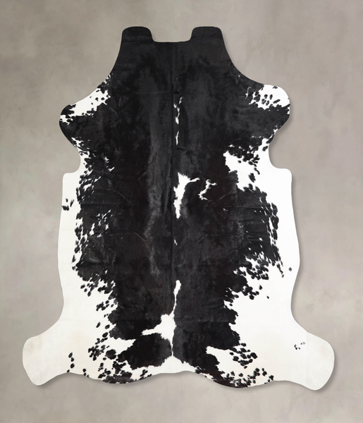 Black and White Cowhide Rug #A39838