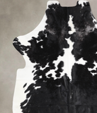 Black and White Cowhide Rug #A39840