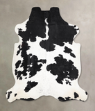Black and White Cowhide Rug #A39845