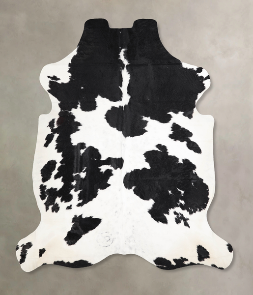 Black and White Cowhide Rug #A39845