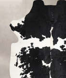 Black and White Cowhide Rug #A39864