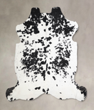 Black and White Cowhide Rug #A40263