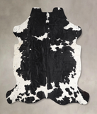 Black and White Cowhide Rug #A40277