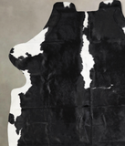 Black and White Cowhide Rug #A40306