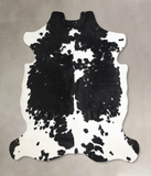 Black and White Cowhide Rug #A40360