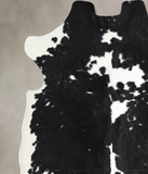 Black and White Cowhide Rug #A40360