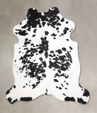 Black and White Cowhide Rug #A40431