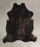 Dark Brindle Cowhide Rug #A40448
