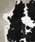 Black and White Cowhide Rug #A40462