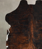 Dark Brindle Cowhide Rug #A40552