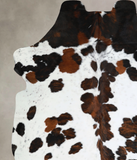 Tricolor Cowhide Rug #A40585