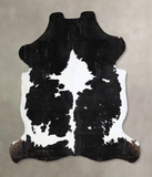 Black and White Cowhide Rug #A40593