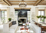 Brown and White Cowhide Rug #A40737