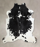 Black and White Cowhide Rug #A40843