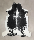 Black and White Cowhide Rug #A40958