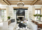 Black and White Cowhide Rug #A41291
