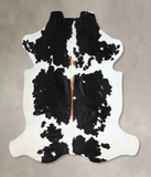 Black and White Cowhide Rug #A41295