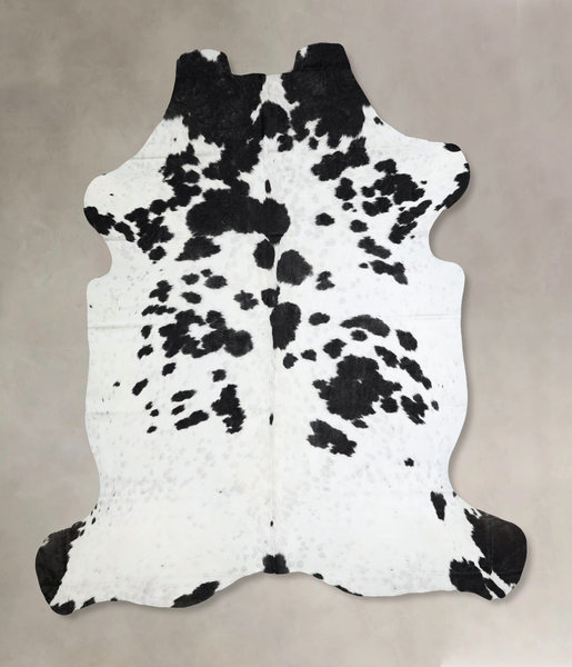 Black and White Cowhide Rug #A41412