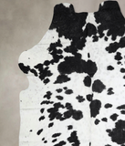 Black and White Cowhide Rug #A41412