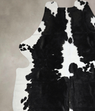 Black and White Cowhide Rug #A41436