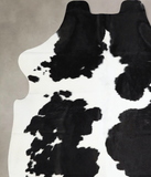 Black and White Cowhide Rug #A41588