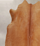 Solid Brown Cowhide Rug #A42803