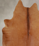 Solid Brown Cowhide Rug #A42822
