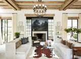 Brown and White Cowhide Rug #A42851