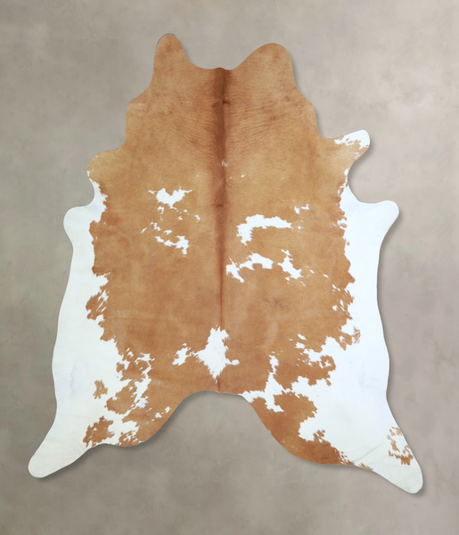 Beige and White Cowhide Rug #A42854