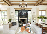 Beige and White Cowhide Rug #A42854