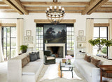Beige and White Cowhide Rug #A42871