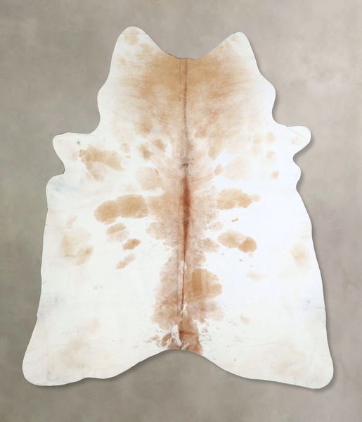 Beige and White Cowhide Rug #A42874