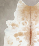 Beige and White Cowhide Rug #A42874