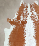 Brown and White Cowhide Rug #A42879