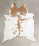 Beige and White Cowhide Rug #A42895
