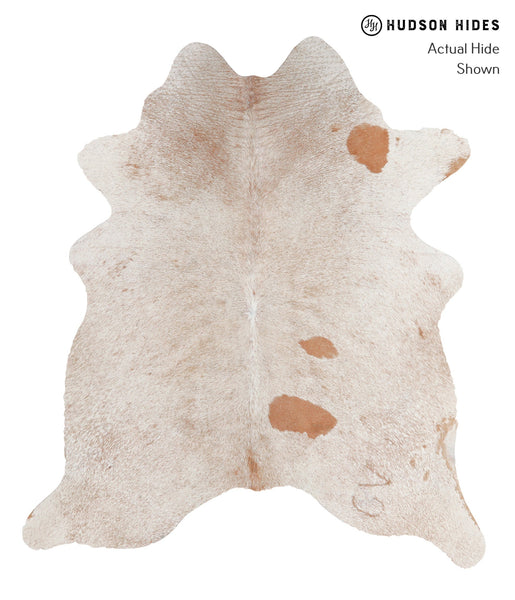 Salt and Pepper Brown Cowhide Rug #A4294