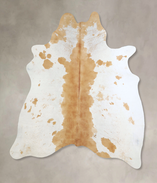 Beige and White Cowhide Rug #A42941