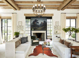 Brown and White Regular Cowhide Rug #A42964