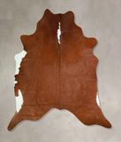 Brown and White Regular Cowhide Rug #A42976