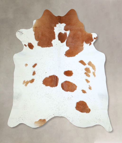 Brown and White Cowhide Rug #A42997