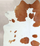 Brown and White Cowhide Rug #A42997