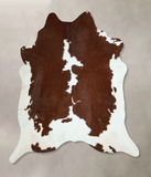 Brown and White Cowhide Rug #A42998