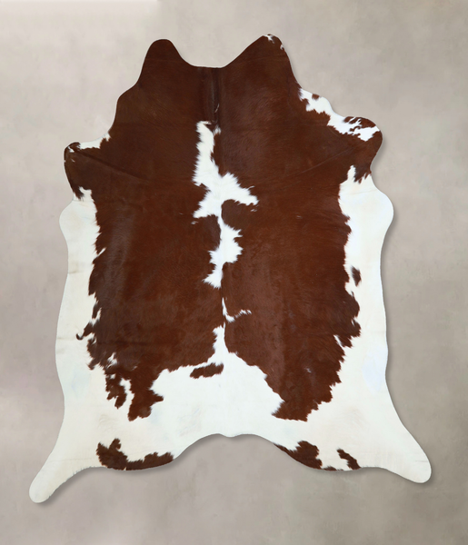 Brown and White Cowhide Rug #A42998